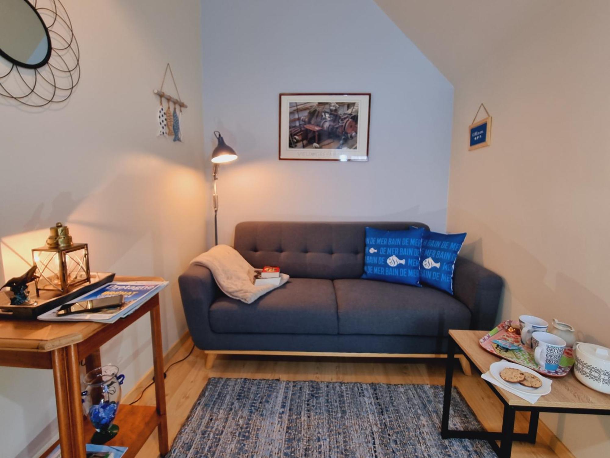 Chambres D'Hotes "Le Clos De La Baie" Paimpol Oda fotoğraf